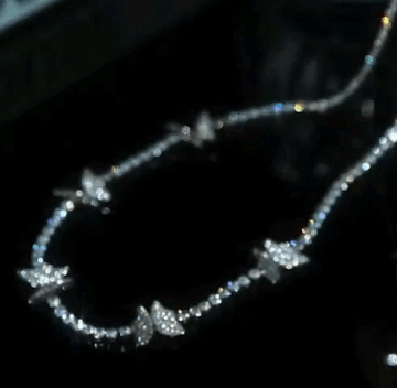 butterfly choker (test) - Ribbon of summer