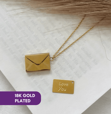 Love Letter Envelope Necklace - Ribbon of summer
