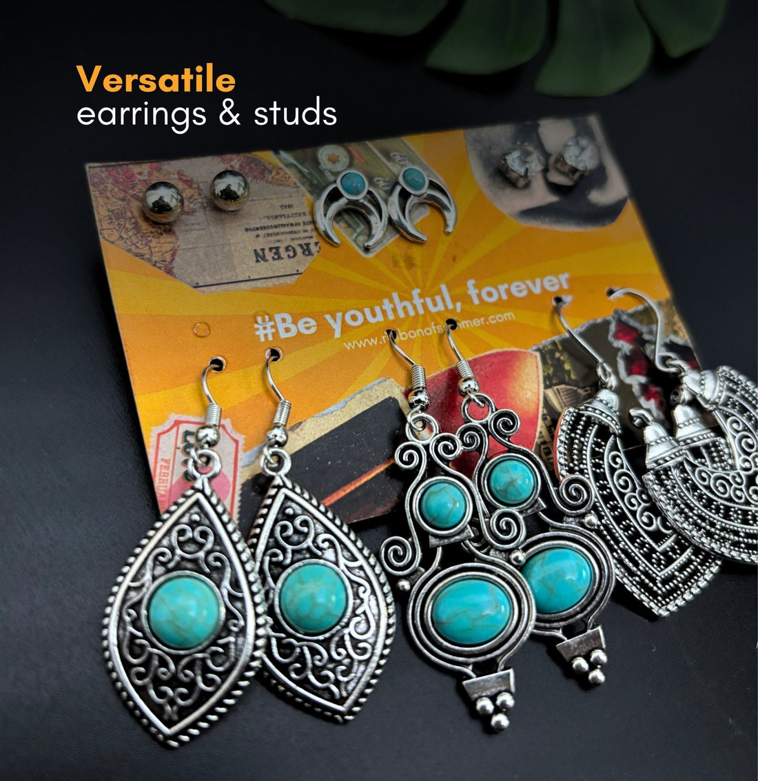 12 Ethnic Earrings Combo Set For Women - Ribbon of summer