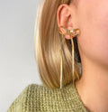 Bow drop earrings for women - Ribbon of summer