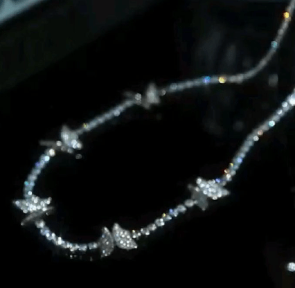 butterfly choker (test) - Ribbon of summer