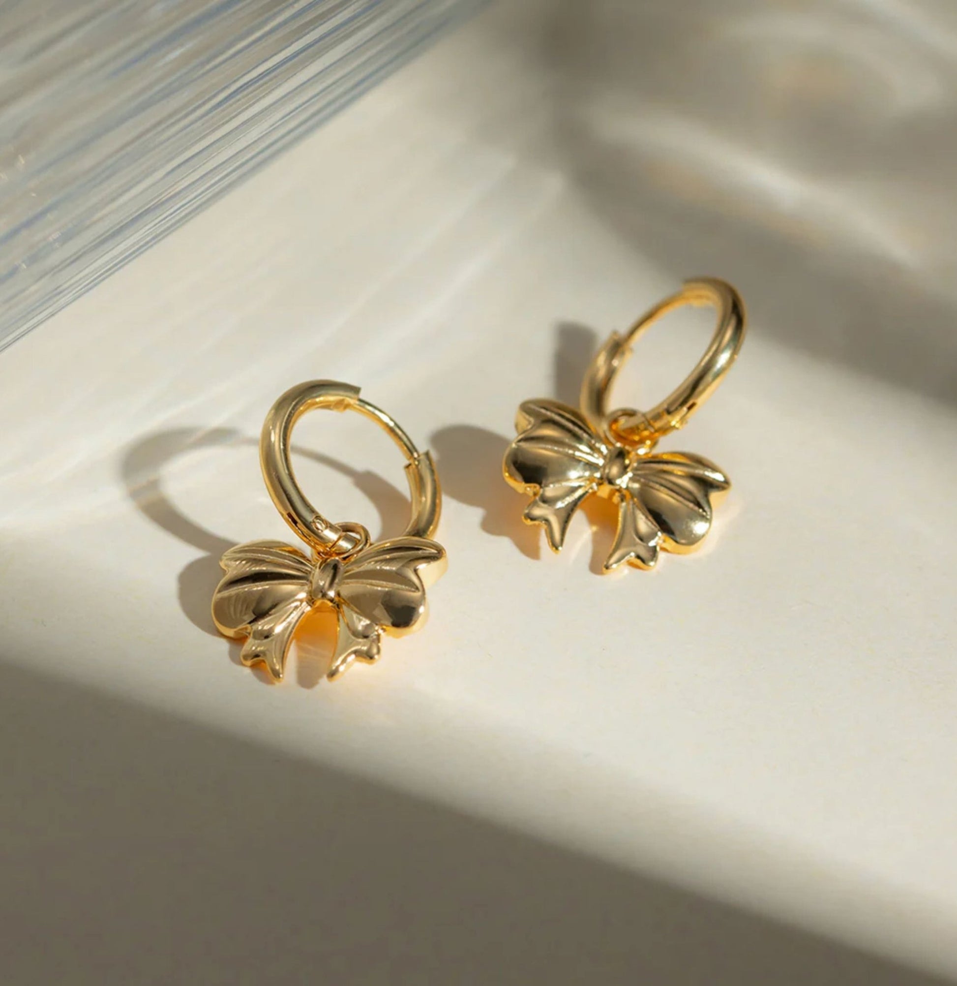 Cute bow earrings for women - Ribbon of summer