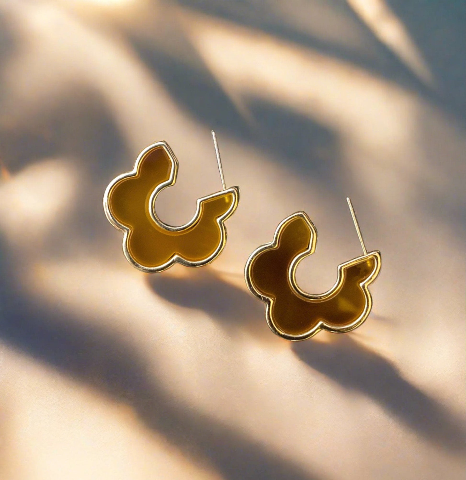 Cute cloud anime earrings - Ribbon of summer