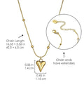 Cute heart pendant for women - Ribbon of summer