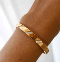 Dainty Gold plated bracelet - Ribbon of summer