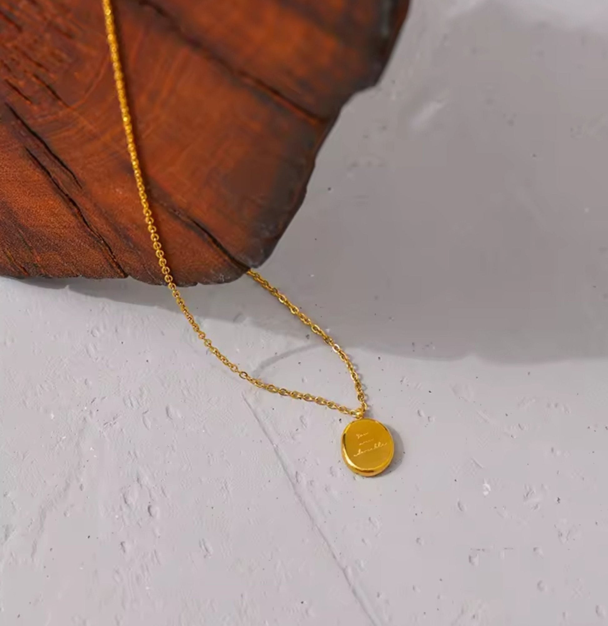 Dainty self - love pendant for women - Ribbon of summer