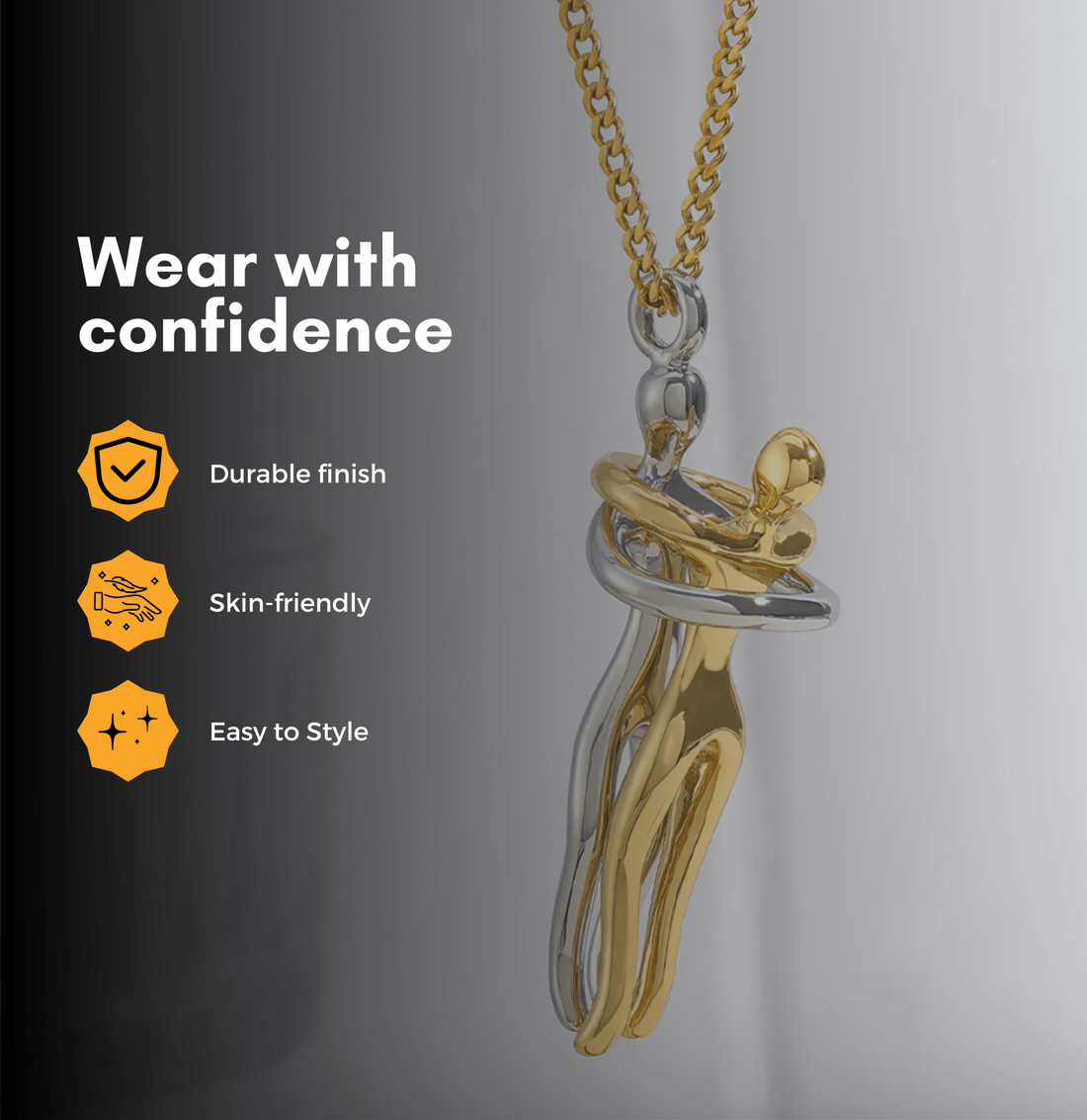 Forever Hug Necklace - Ribbon of summer