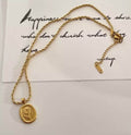 Gold rose french pendant for women - Ribbon of summer